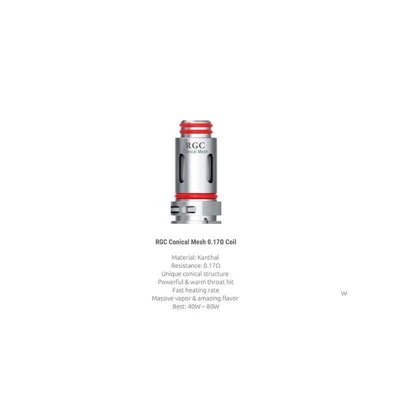 SMOK RGC CONICAL MESH COIL 0.17OHM