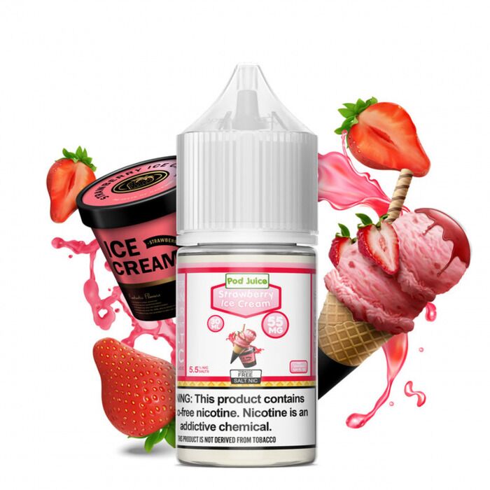 POD JUICE STRAWBERRY ICE CREAM ICE 30ML