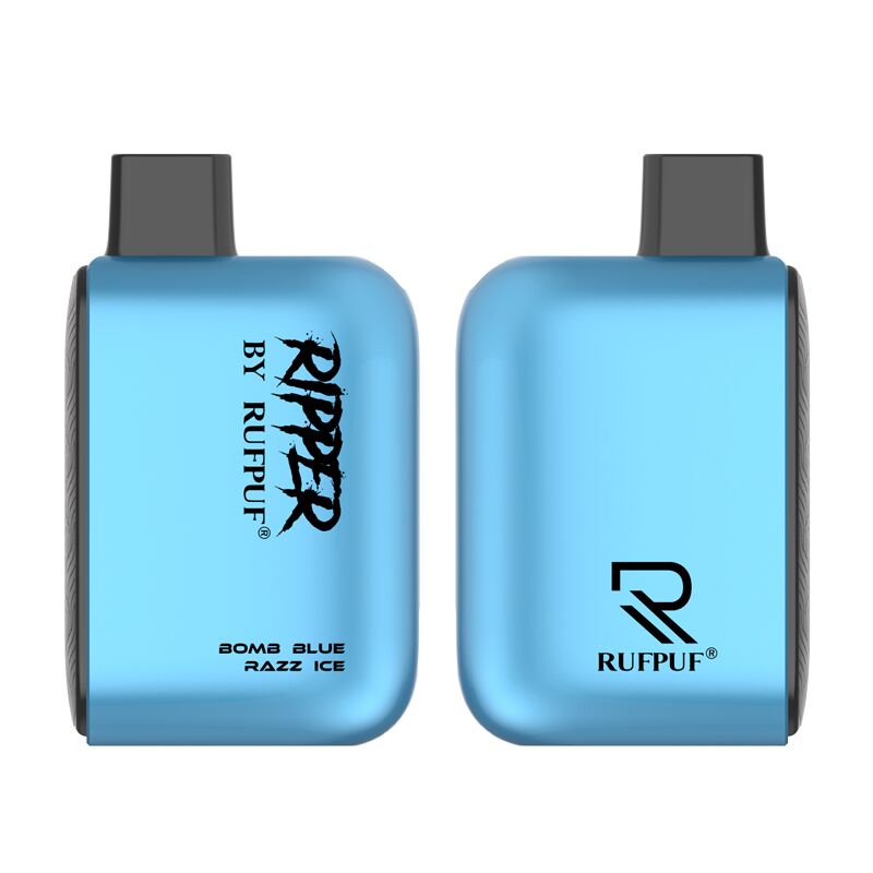 RUFPUF BOMB BLUE RAZZ ICE 6000 PUFF